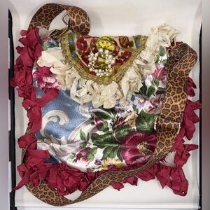 Floral Embellished Women's Bag